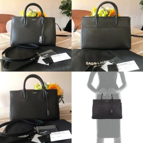 Saint Laurent Cabas Rive Gauche Small Leather - Picture 4 of 8